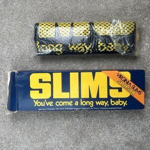 Virginia Slims‎ Slimsak Promo 1986 Drawstring Beach Bag  Sports Sack Gym Tote